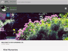 Tablet Screenshot of kiwinurseries.com